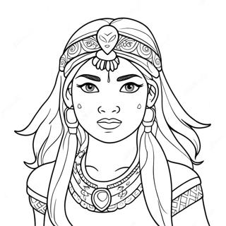 Uma Descendants Coloring Page 32502-26186