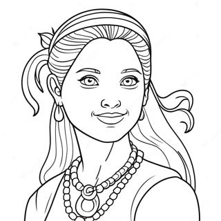 Uma Descendants Coloring Page 32502-26187