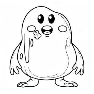 Bloop Character Coloring Page 32512-26190