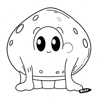 Bloop Character Coloring Page 32512-26192