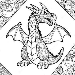 Ender Dragon Coloring Pages