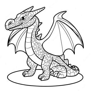 Ender Dragon Coloring Page 3251-2690