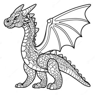 Ender Dragon Coloring Page 3251-2692