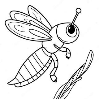 Firefly Coloring Pages