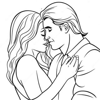 Sensual Couples Coloring Page 32543-26218