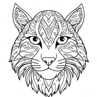 Lynx Coloring Pages