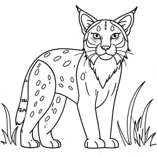 Lynx Coloring Page 32572-26234