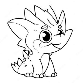 Spike Coloring Pages