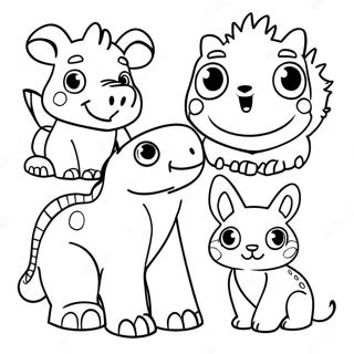 Fun Animal Pages Coloring Page 32613-26270