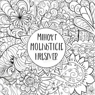 With Words Inspirational Quotes Coloring Page 3261-2699