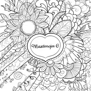 With Words Inspirational Quotes Coloring Page 3261-2700