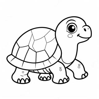 Cute Baby Tortoise Coloring Page 32653-26299