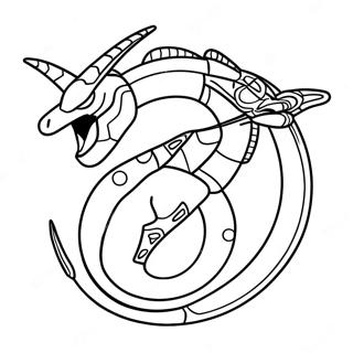 Rayquaza Coloring Pages