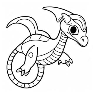 Flying Rayquaza Coloring Page 32703-26341