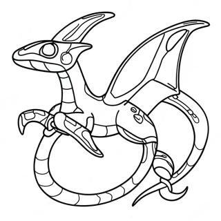 Flying Rayquaza Coloring Page 32703-26343