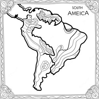 South America Coloring Pages