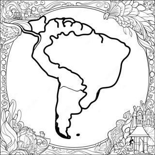 South America Map Coloring Page 32722-26355