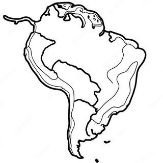 South America Map Coloring Page 32722-26356