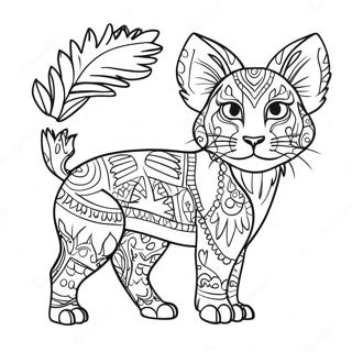 Colorful South American Animals Coloring Page 32723-26360