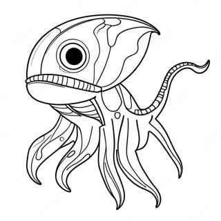 Subnautica Alien Creature Coloring Page 32743-26371