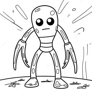 Creepy Mutant Enderman Coloring Page 32753-26381