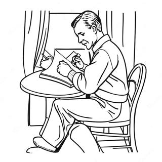 Norman Rockwell Coloring Page 32762-26387