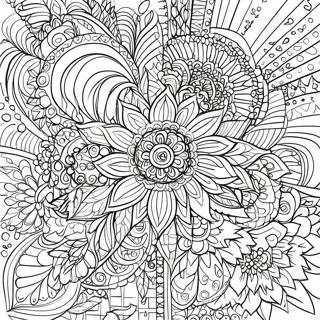 Intricate Mandala Pattern Coloring Page 32773-26398