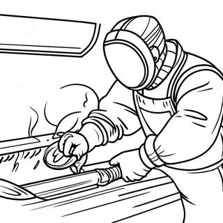 Industrial Welder In Action Coloring Page 32833-26449