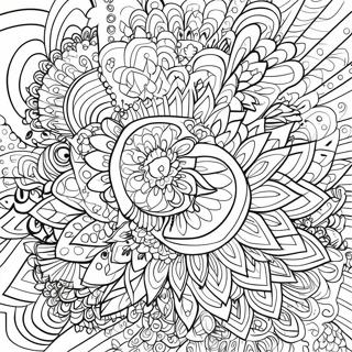 Hipster Aesthetic Mandala Coloring Page 32842-26448