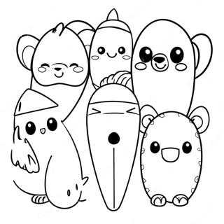 Cute Animal Quiver Coloring Page 32853-26462