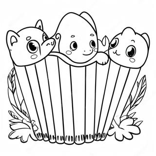 Cute Animal Quiver Coloring Page 32853-26463