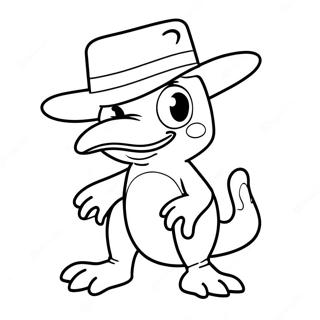 Perry The Platypus Coloring Page 32882-26480