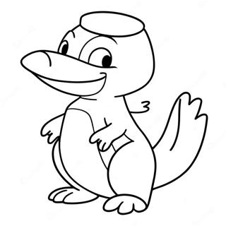 Adventurous Perry The Platypus Coloring Page 32883-26486