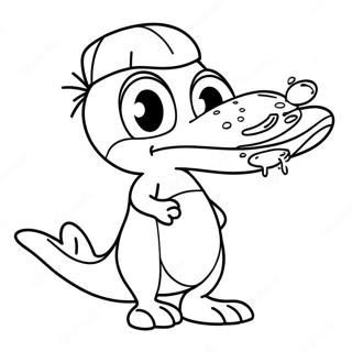 Adventurous Perry The Platypus Coloring Page 32883-26487