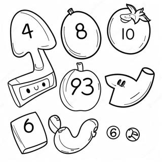 Numbers Coloring Pages