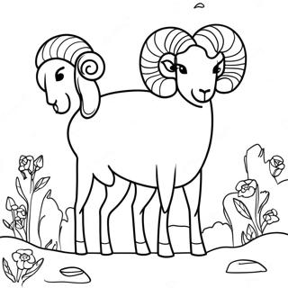 Rams Coloring Pages