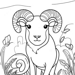 Rams Coloring Page 32952-26540