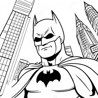 Batman In Gotham City Coloring Page 32963-26549