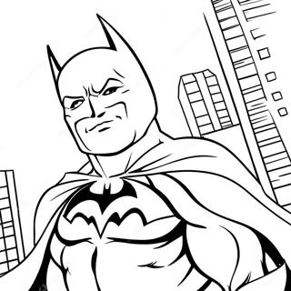 Batman In Gotham City Coloring Page 32963-26550