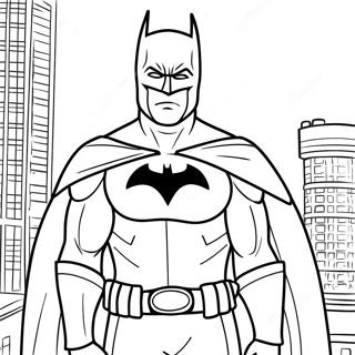 Batman In Gotham City Coloring Page 32963-26551