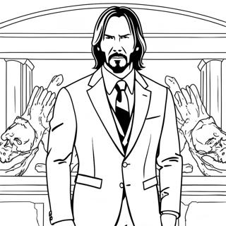 John Wick Coloring Pages