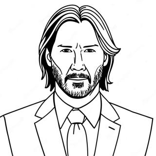 John Wick Coloring Page 33002-26580