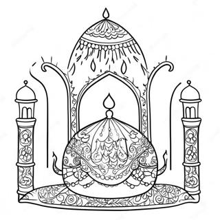 Eid Celebration Coloring Page 3301-2726