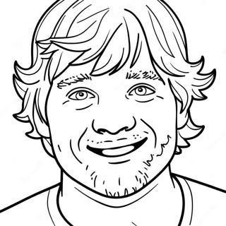 Ed Sheeran Coloring Page 33022-26594