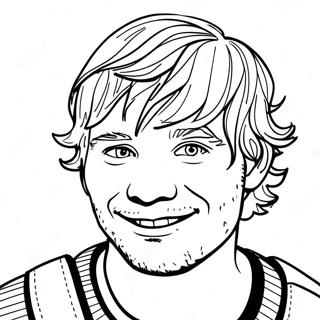 Ed Sheeran Coloring Page 33022-26595