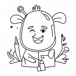 Wobbly Life Character Coloring Page 33032-26603