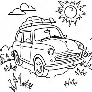 Wobbly Life Adventure Scene Coloring Page 33033-26606