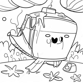 Wobbly Life Adventure Scene Coloring Page 33033-26608