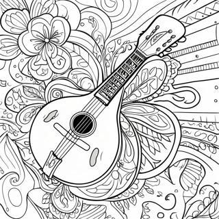 Mandolin Coloring Pages