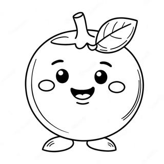 Tomato Coloring Pages